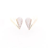 Orecchini Domar Gioielli Donna Dolù Bijoux orecchini in Ottone ipoallergenico Cubic Zirconia EZB125268